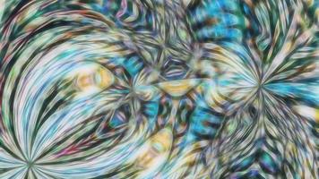 Fondo de neón multicolor fractal abstracto video