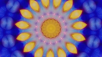 Abstract Bright Kaleidoscope Background video