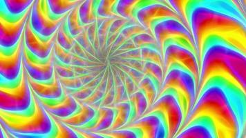 Abstract Rotating Multi-Colored Background video