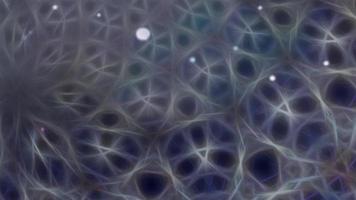 Fondo futurista abstracto oscuro fractal video