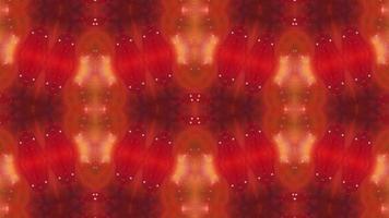 Abstract Geometric Orange Kaleidoscope Background