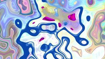 abstracte veelkleurige achtergrond met vervormde bubbels video