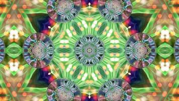 Abstract Kaleidoscope Background with Shapes video