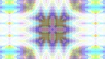 Abstract Geometric Kaleidoscope with Holographic Neon Effect video