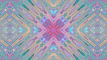 Abstract Pastel Symmetrical Kaleidoscope Background video