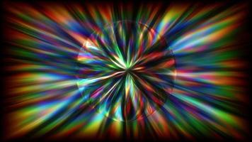 Abstract Rainbow Background with A Rotating Sphere video