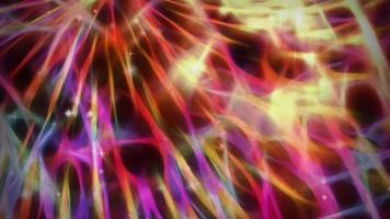 abstrakter fraktaler leuchtender Hintergrund video