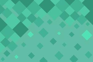 Green Square Mosaic Background With Geometric Squares vector