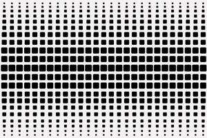 Beautiful Rounded Black Square Pattern vector