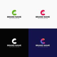 Negative space chameleon logo design template vector illustration. Lizard animal, Exotic animal, Chameleon logo template. Creative chameleon logo icon design