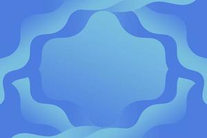 Blue Abstract Curves Background With Wave Lines vector