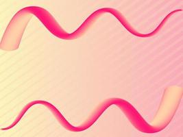 Pink Fluid Background With Stripes vector