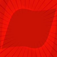 Stylish Red Comic Background With Wavy Lines vector