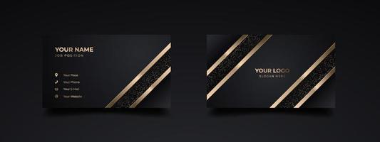 Gold Luxury Business Card Design