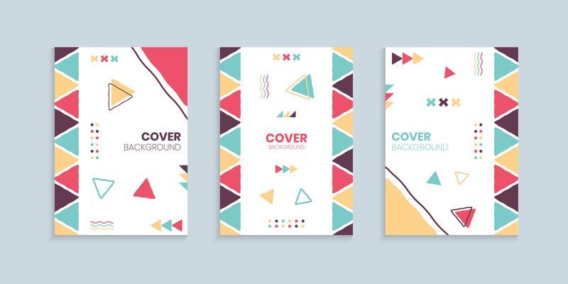 Retro cover design template