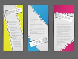 flyer brochure template vector