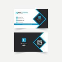 Corporate Modern Business Card Design vector