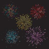 Firework vector icon illustration