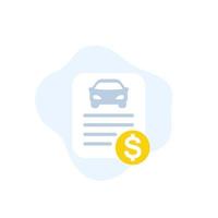 car loan or payments vector icon.eps