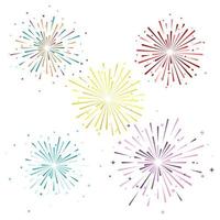 Firework vector icon illustration