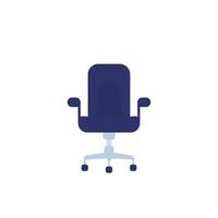 office chair vector flat icon isolated on white.eps