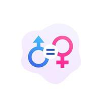 gender equality, equal rights icon.eps vector
