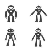 Robot icon vector