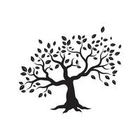 Tree branch vector ilustration design