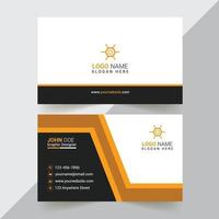 Modern Professional Business Card Template, Simple Business Card, Business Card Design Template, Corporate Business Card Design. vector