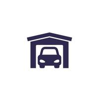 Garage icon on white, vector.eps vector