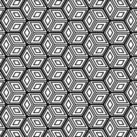 Abstract geometric cubes pattern background design. Vector illustration