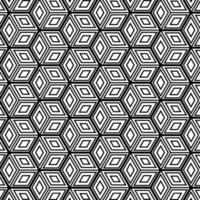 Abstract geometric cubes pattern background design. Vector illustration