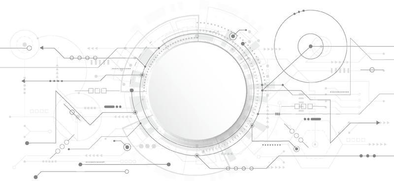 Abstract 3d design background with technology dot and line circuit board texture. Modern engineering, futuristic, science communication concept. Vector illustration