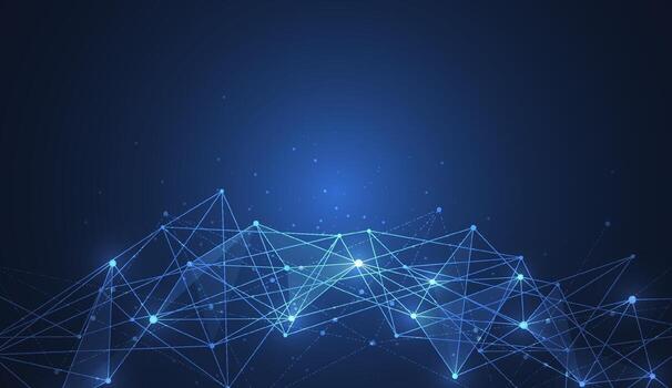 conexión a internet, sentido abstracto de ciencia y tecnología diseño gráfico. ilustración vectorial vector