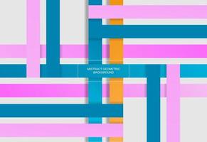 rectangle geometric abstract design in soft colors vector