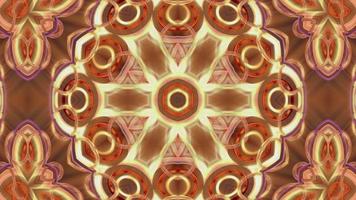 Abstract Multicolored Kaleidoscope Background with a Pattern video