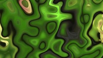 Abstract Green Blurred Background with Moving Bubbles video