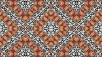 Abstract Kaleidoscope Background with a Luminous Pattern video