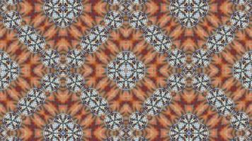 Abstract Kaleidoscope Background with a Luminous Pattern video