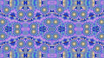 Abstract Symmetrical Kaleidoscope Background video