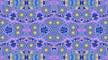 Abstract Symmetrical Kaleidoscope Background video