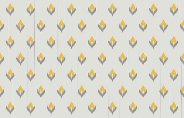 Traditional Ikat seamless pattern design. Design for carpet, wallpaper, clothing, wrapping, batik, fabric, Vector illustration embroidery style in Ethnic themes.