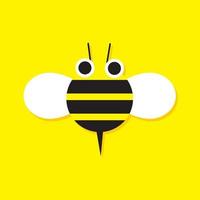 icono de dibujos animados de abeja vector