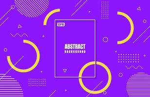 Abstract modern purple colors gradient with Geometric Shape for business background design vector