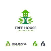 Nature House logo designs concept, Fresh Home logo symbol, Building logo vector