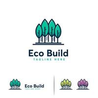 Nature House logo designs concept, Fresh Home logo symbol, Building logo vector