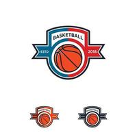 Basketball logo Badge designs, Basketball logo emblem, vector templates