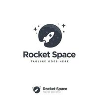 Rocket Space logo designs concept vector, Planet logo designs symbol vector