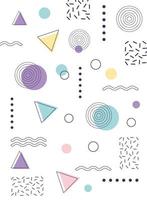 colorful geometric and abstract background vector