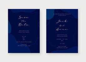 Invitation card template. Set of wedding invitation card template design. Vector decorative design background.